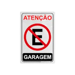 GARAGEM VERMELHA MX PL EM PS 30 X 20CM 1UN