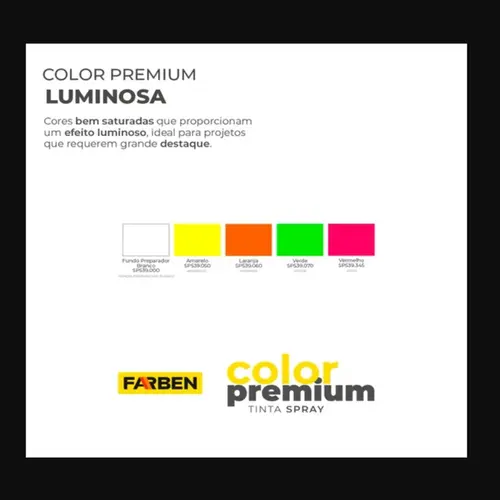 TINTA SPRAY LUMINOSO
