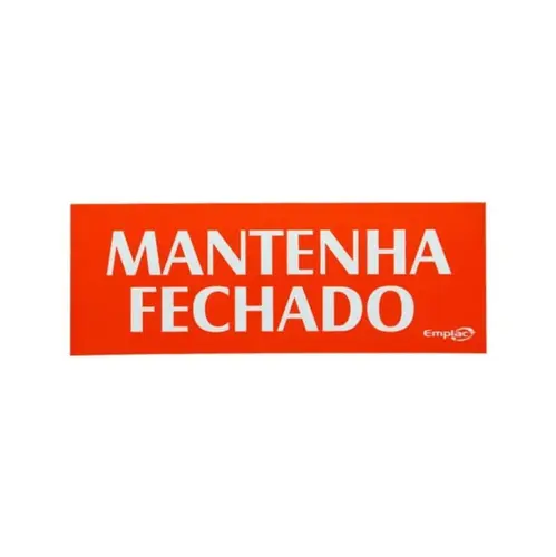 MANTENHA FECHADO PEQUENO PL EM PS 20 X 7CM 1UN