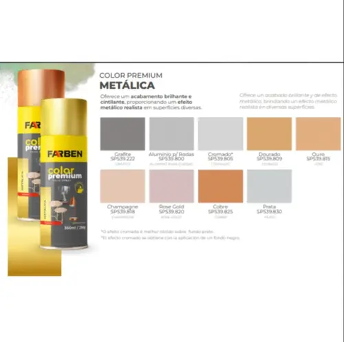 TINTA SPRAY METALICA