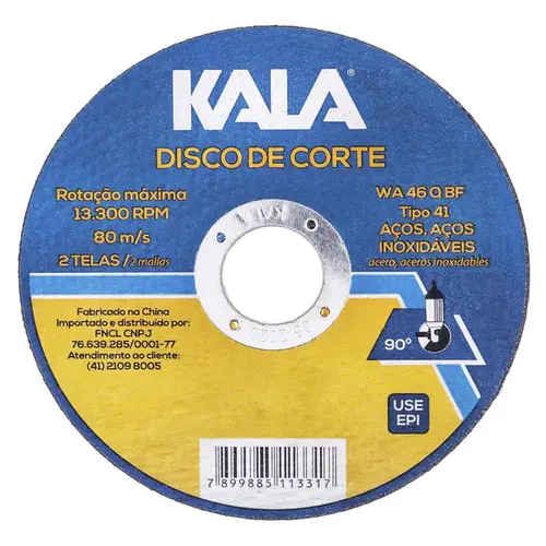 DISCO CORTE GUEPAR/KALA AÇO INOX 7 1,6 X 7/8