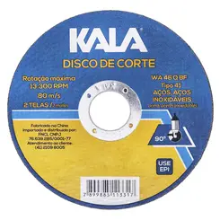 DISCO CORTE GUEPAR/KALA AÇO INOX 7 1,6 X 7/8