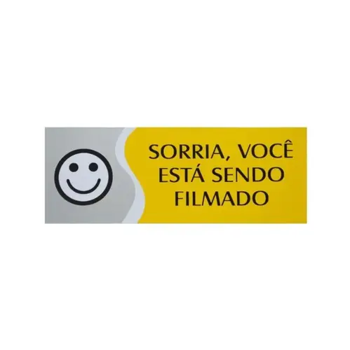 SORRIA VOCE ESTA S.FILMADO PEQUENO PL EM PS  20 X 7CM 1UN