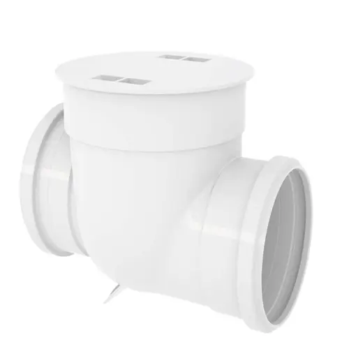 VALVULA RETENÇAO ESGOTO COMPLETA BRANCO