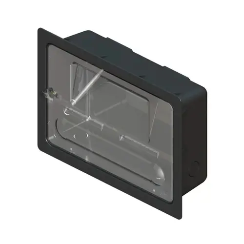 CAIXA HIDROMETRO N1 S. LOGO VISOR ACRILICO