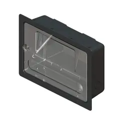 CAIXA HIDROMETRO N1 S. LOGO VISOR ACRILICO