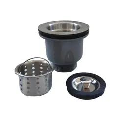 VALVULA HIGIENICA COM CESTO REMOVIVEL 3 1/2"