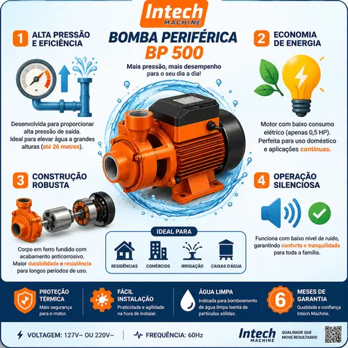 BOMBA D ÁGUA PERIFÉRICA 127v