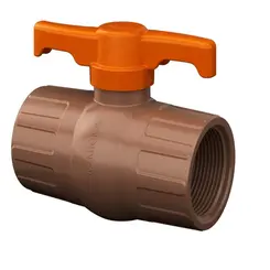 REGISTRO ESFERA ROSCA INTERNA PVC S/ UNIAO