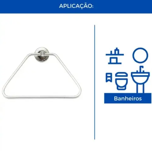 PORTA TOALHA TRIANGULO