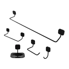 KIT ACESSORIOS P/BANHEIRO 5 PEÇAS 3850 QUADDRI