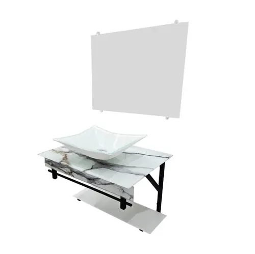 CONJUNTO VIDRO CUBA BANCADA ORLANDO