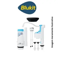 REPARO KIT COMPLETO P/ CAIXA ACOPLADA C/ ACIONADOR DUPLO SUPERIOR