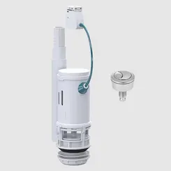 REPARO MECANISMO SAIDA DUAL FLUSH C/ACIONADOR CABO P/ CAIXA ACOPLADA PRIM