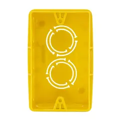 CAIXA DE LUZ 4 X 2 AMARELA