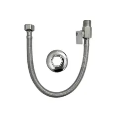 REGISTRO COM ENGATE FLEXIVEL TRANCADO INOX
