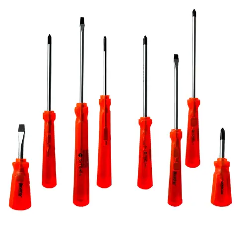 JOGO CHAVE FENDA/PHILLIPS C/ 8 PEÇAS