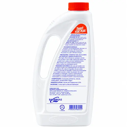 CLARIFICANTE FLOC PLUS 2 EM 1 1L