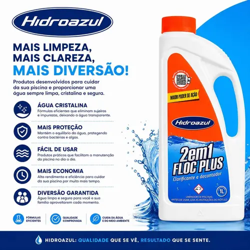 CLARIFICANTE FLOC PLUS 2 EM 1 1L