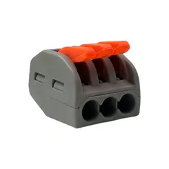 CONECTOR DE EMENDA E DERIVACAO 0,5 A 4 MM 3POLOS 32A